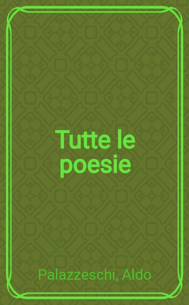 Tutte le poesie