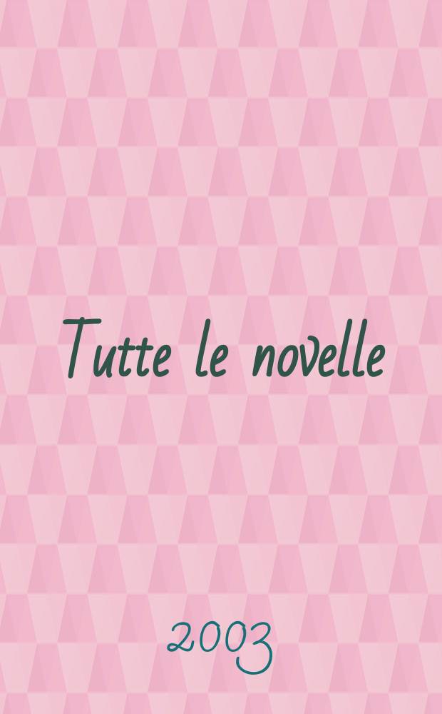 Tutte le novelle