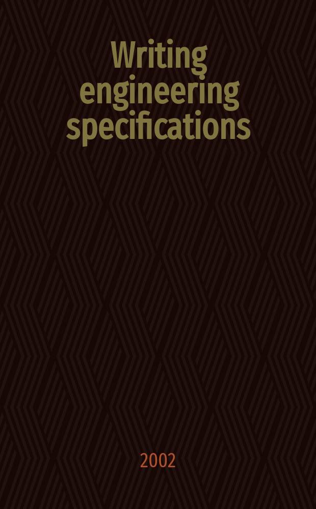 Writing engineering specifications