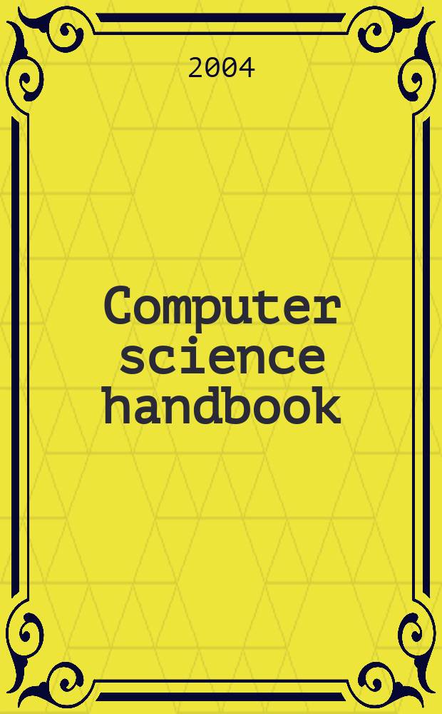 Computer science handbook