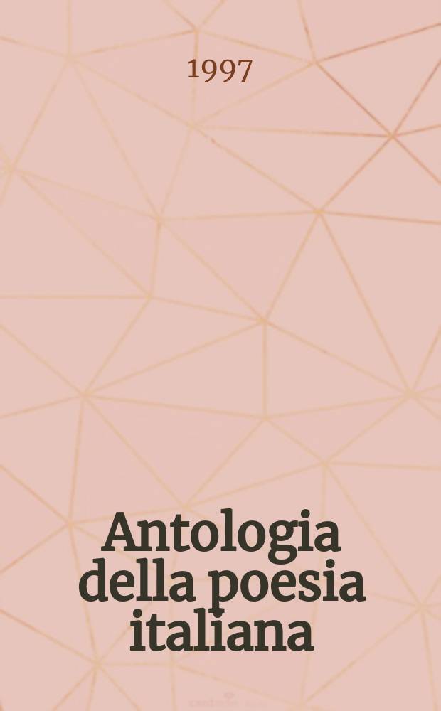 Antologia della poesia italiana