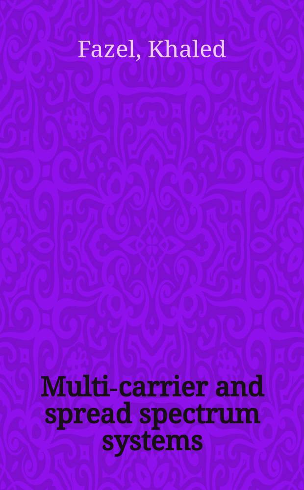 Multi-carrier and spread spectrum systems