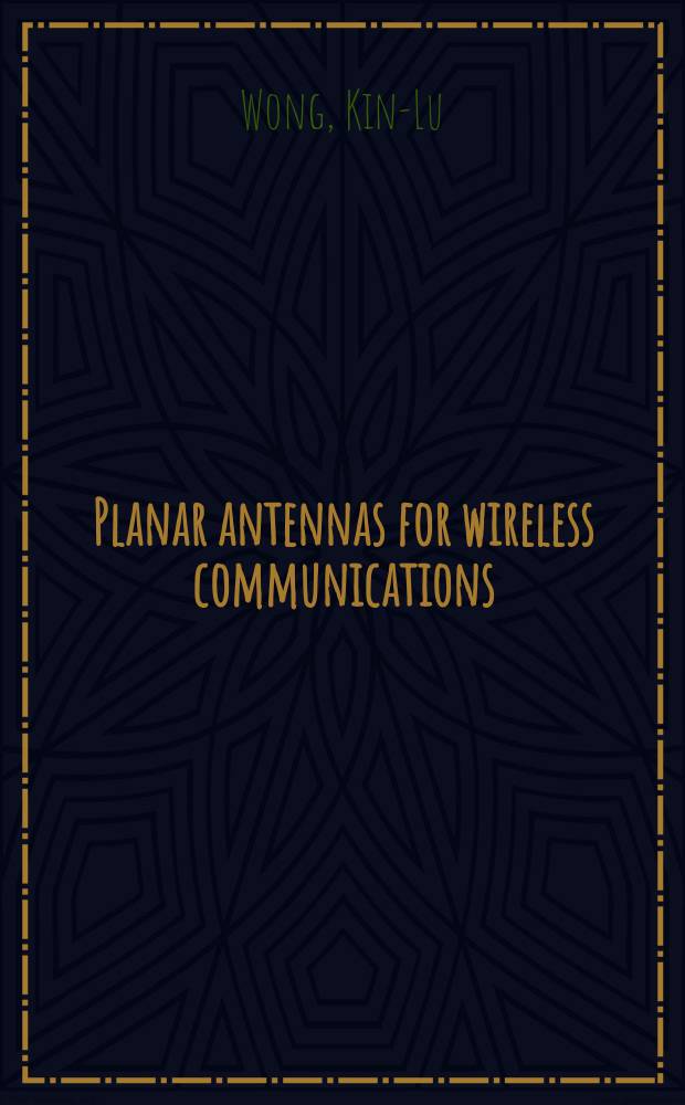 Planar antennas for wireless communications