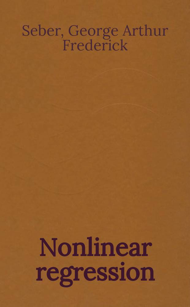 Nonlinear regression