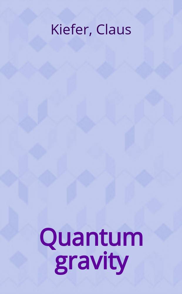 Quantum gravity