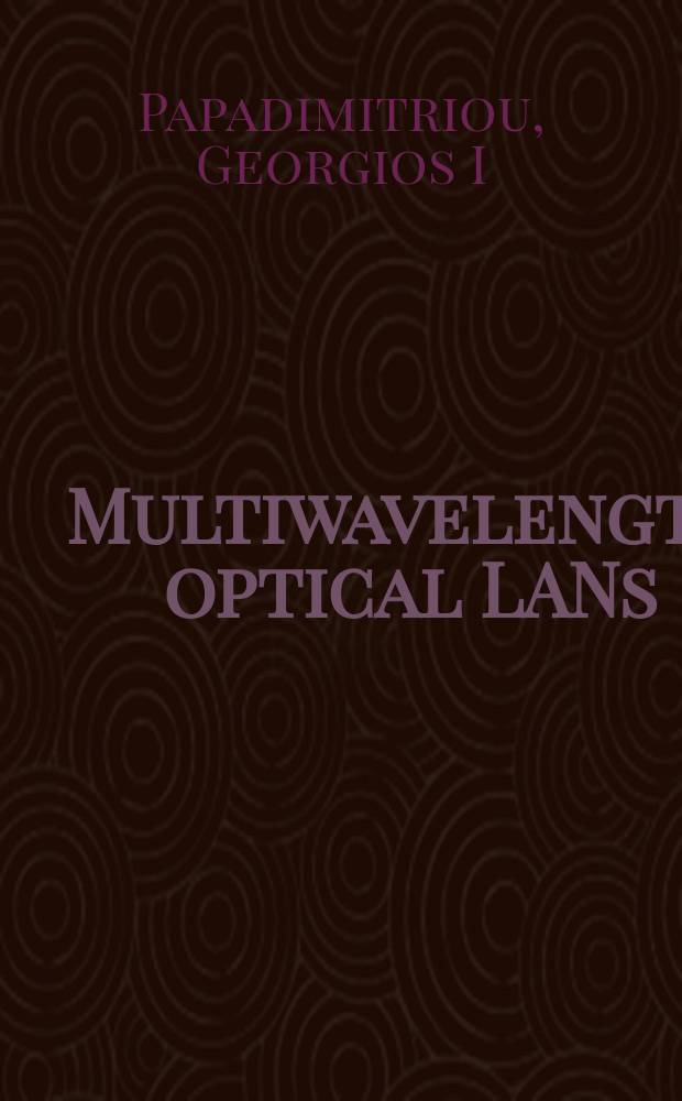 Multiwavelength optical LANs