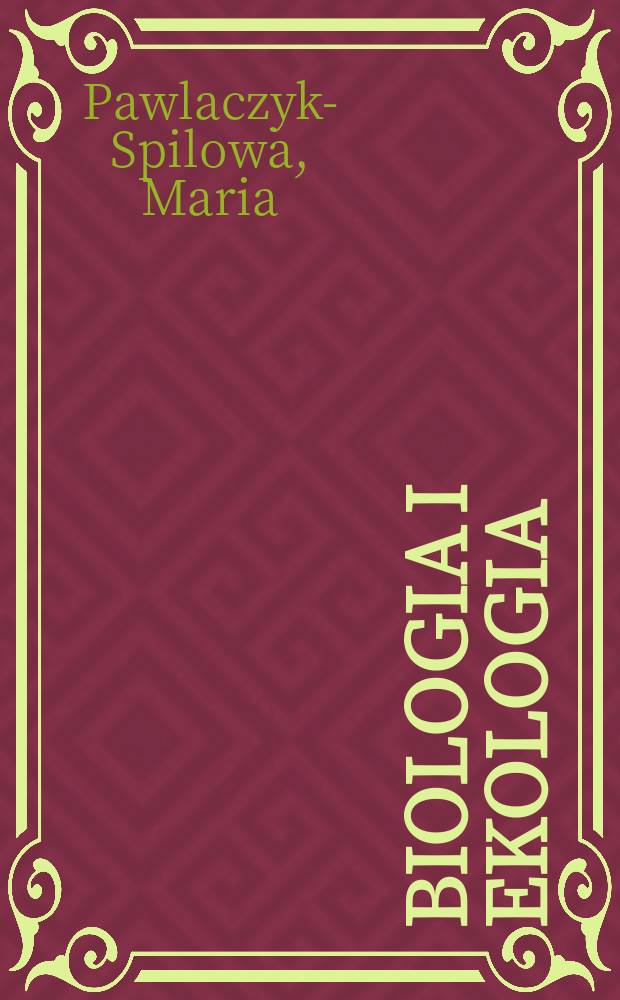 Biologia i ekologia