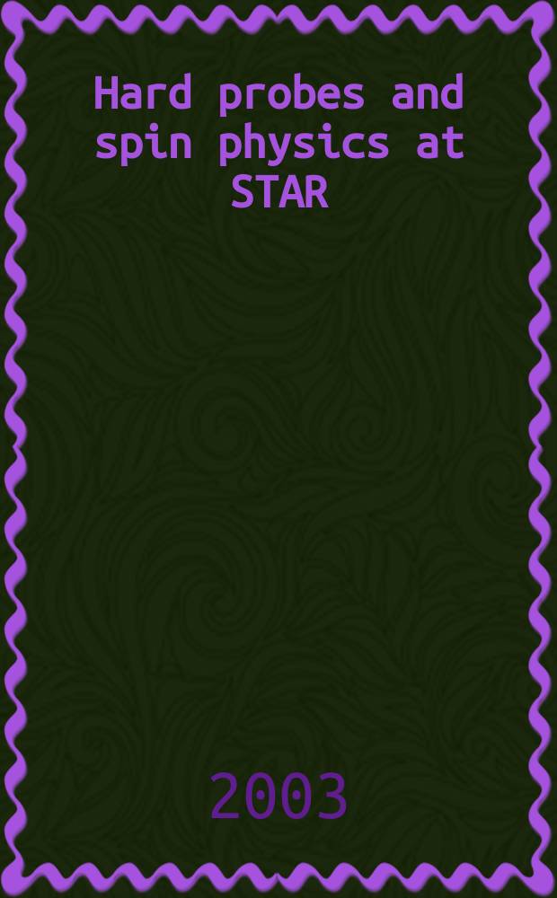 Hard probes and spin physics at STAR