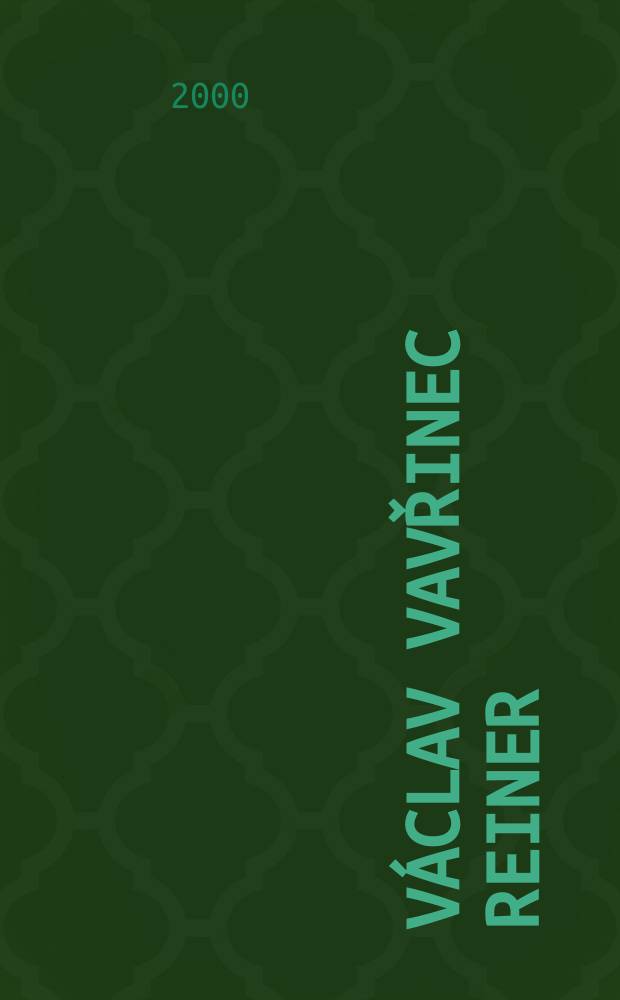 Václav Vavřinec Reiner (1689-1743) : krajiny se zvířaty : motivy Orfea se zvířaty a sletu ptáků kolem sovy v malířství Střední Evropy a Českých Zemí v baroku : katalog výstavy, 1. prosince 2000 - 21. ledna 2001, Klášter Sv. Jiří, Praha-Hrad = Вацлав Вавржинек Райнер. Пейзажи с животными. Мотивы Орфея и животных и птиц, летающих около совы