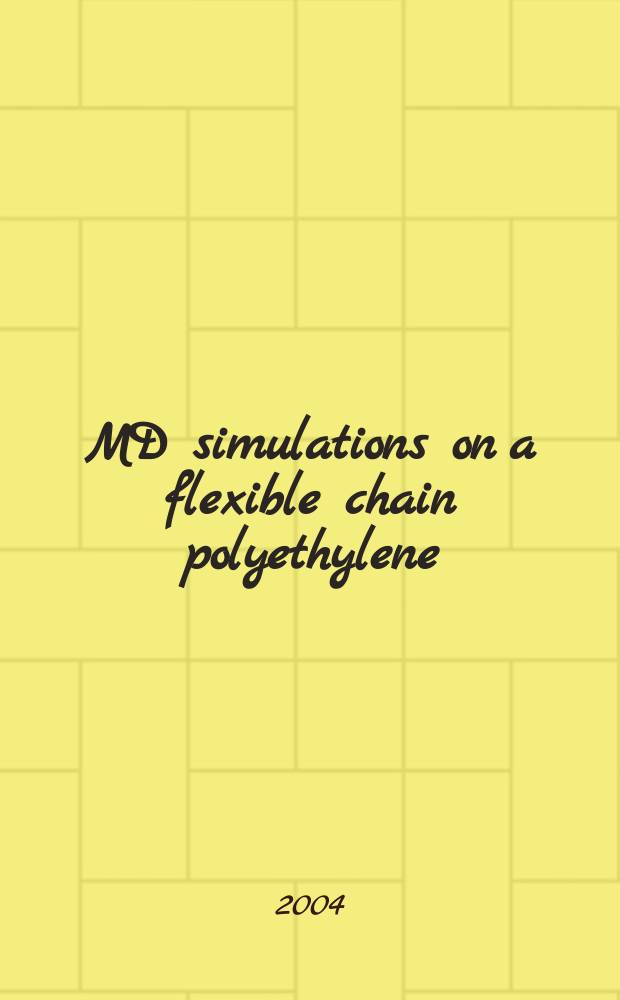 MD simulations on a flexible chain polyethylene: the effect of the electrostatic forces in the density-temperature behavior