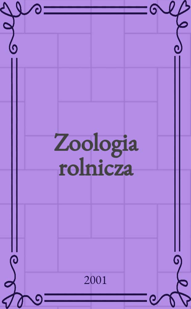 Zoologia rolnicza