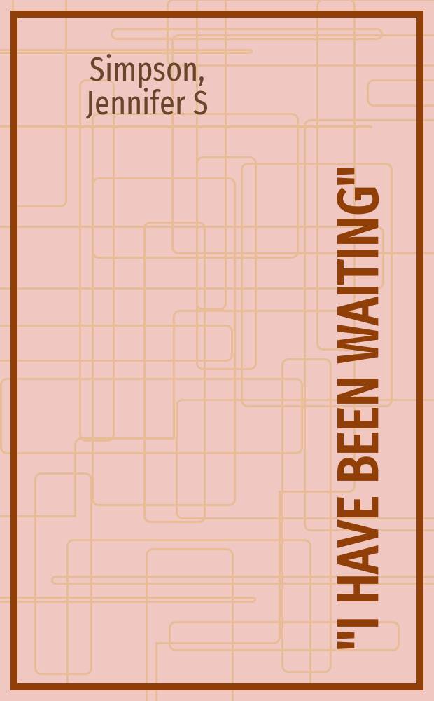 "I have been waiting" : race and U.S. higher education = Я ждал