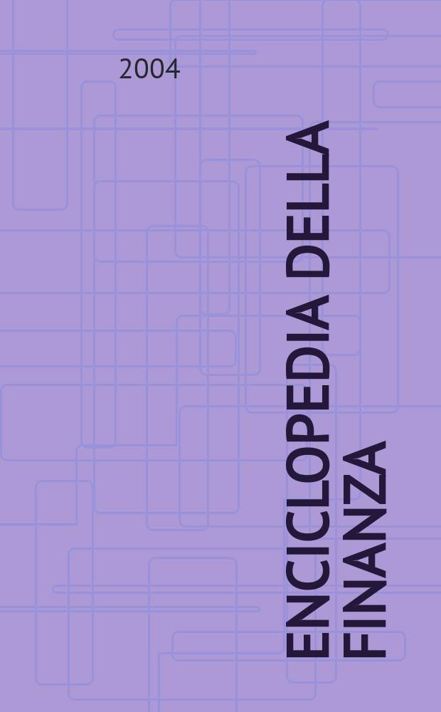 Enciclopedia della finanza = Финансы Италия. Энциклопедия
