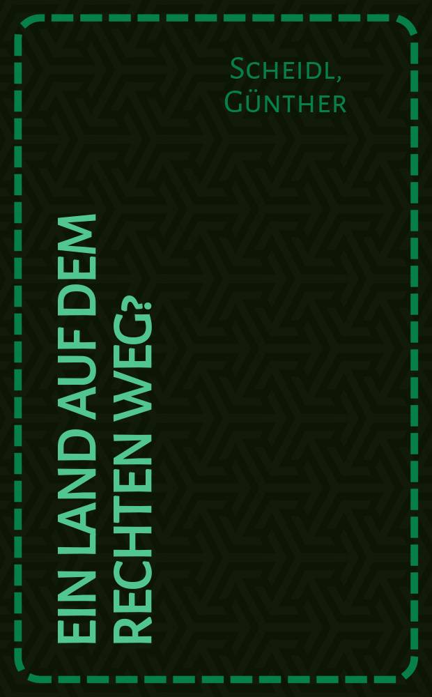 Ein Land auf dem rechten Weg? : die Entmythisierung der Zweiten Republik in der österreichischen Literatur von 1985 bis 1995 = На правильном пути страна: демифологизация Второй Республики в австрийской литературе 1985-1995