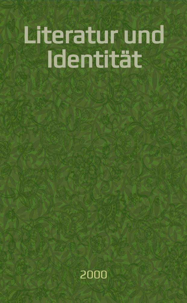 Literatur und Identität : deutsch-deutsche Befindlichkeit und die multikulturelle Gesellschaft : papers from the 1998 and 1999 Berlin seminars