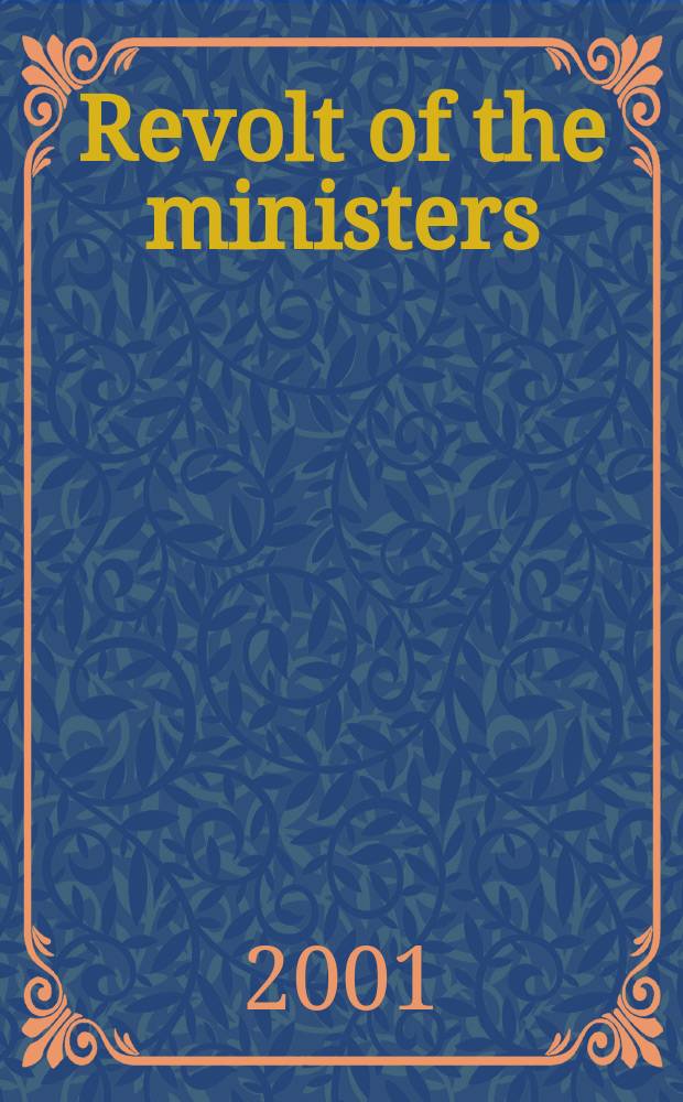 Revolt of the ministers : the Malawi cabinet crisis, 1964-1965 = Восстание министров: Малайский правительственный кризис, 1964-1965