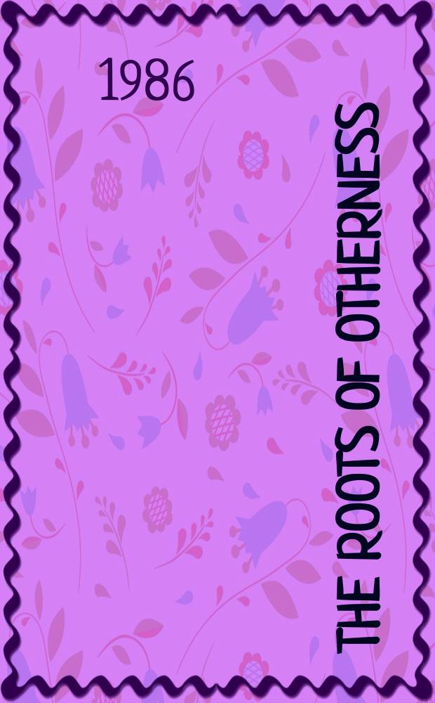 The roots of otherness: Russia's turn of century. Vol. 1 : Russia as a "developing society" = Россия как развивающееся общество