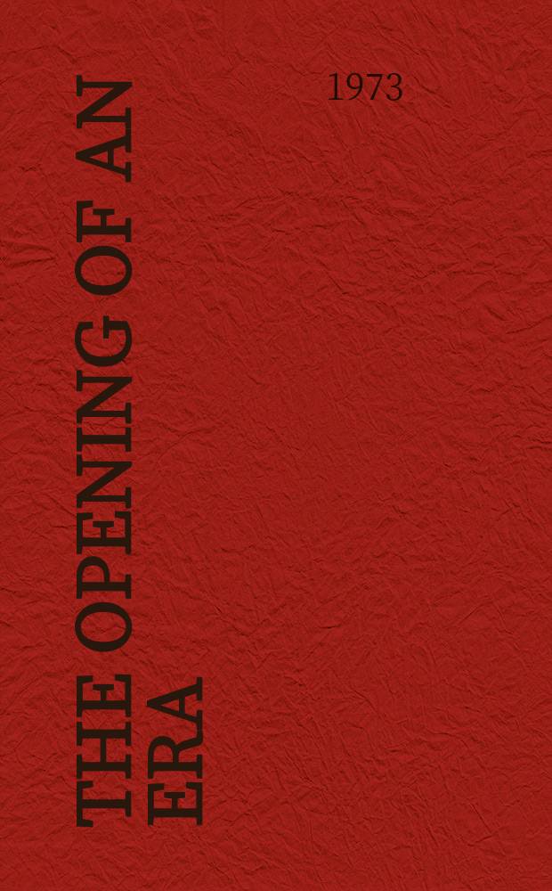 The opening of an era: 1848 : an historical symposium = Открытие эпохи: 1848