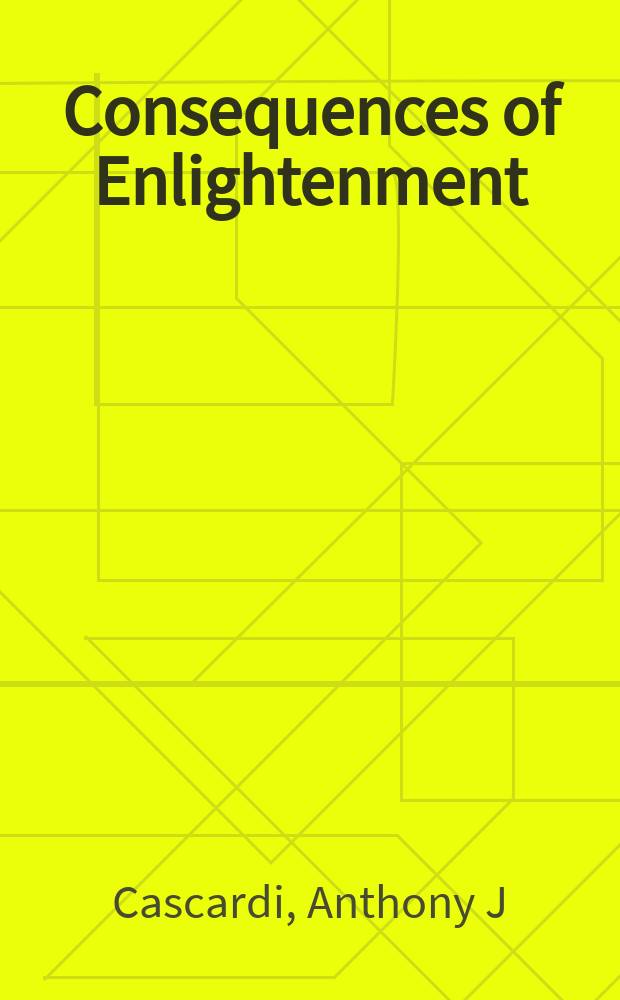 Consequences of Enlightenment = Результаты образования