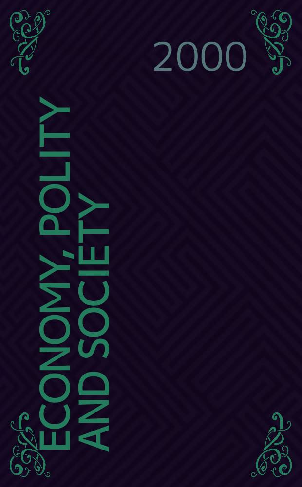 Economy, polity and society : British intellectual history, 1750-1950 = Экономика, политика и общество: британская ителлектуальная история, 1750-1950