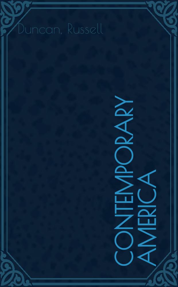 Contemporary America = Современная Америка