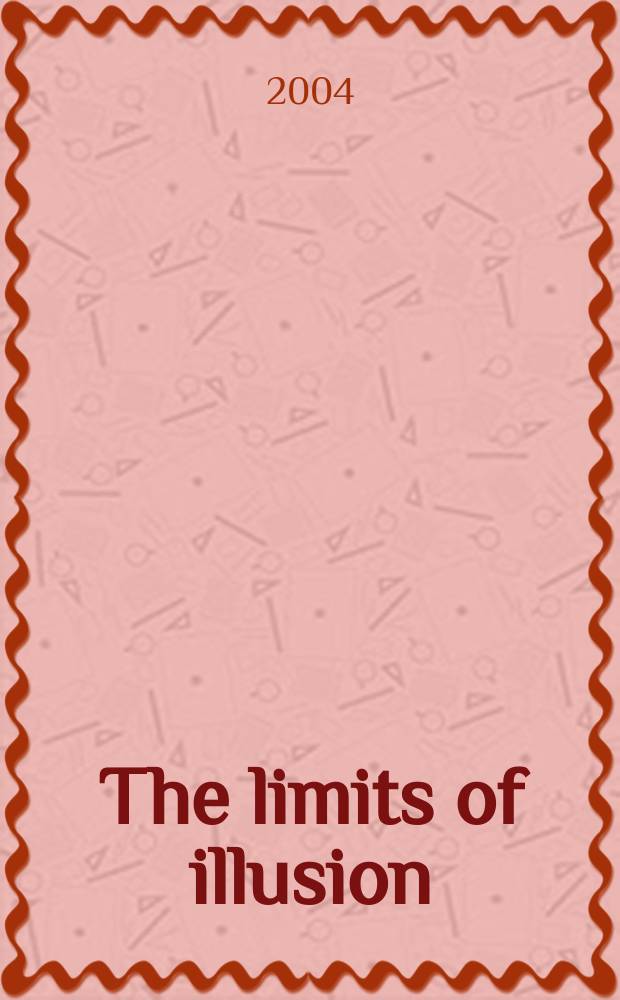 The limits of illusion: a critical study of Calderón = Границы иллюзии:изучение творчества Кальдерона