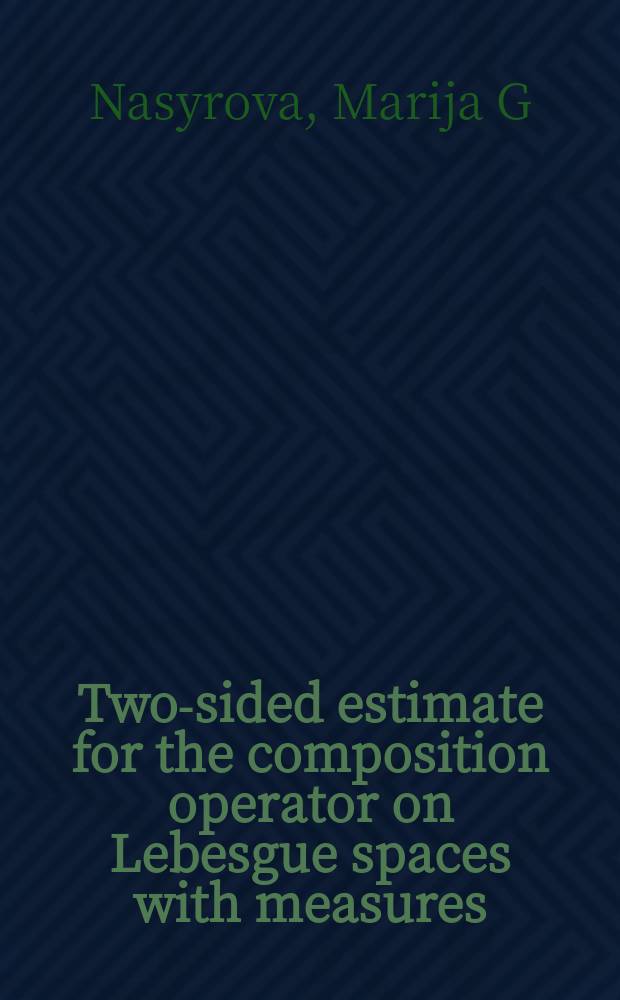 Two-sided estimate for the composition operator on Lebesgue spaces with measures