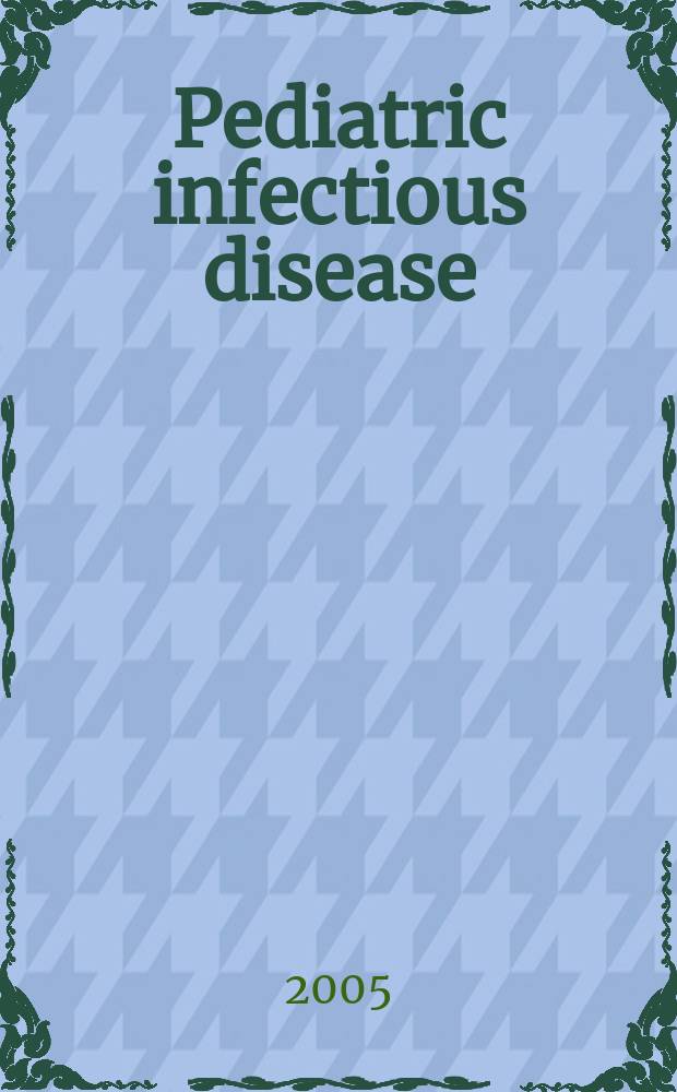 Pediatric infectious disease