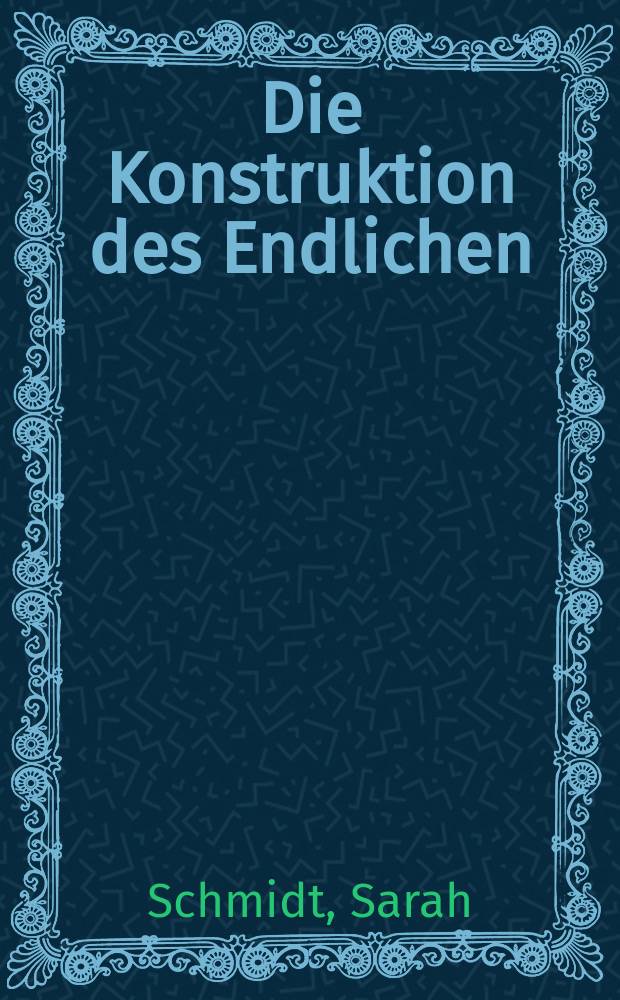 Die Konstruktion des Endlichen : Schleiermachers Philosophie der Wechelwirkung = Конструкция конечного: Философия взаимодействия по Шлейермахеру