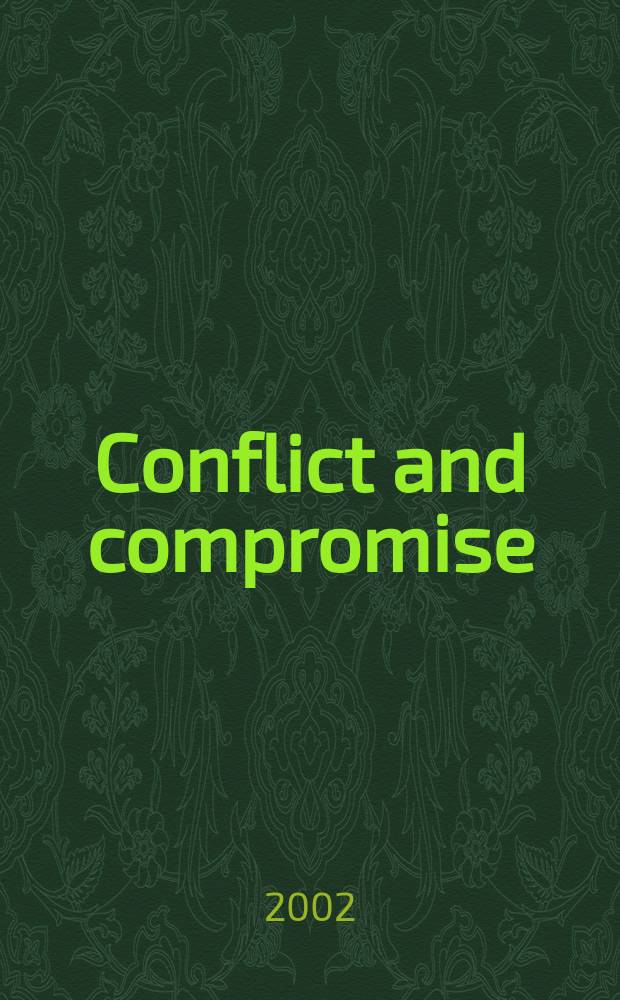 Conflict and compromise : the political economy of slavery, emancipation, and the American Civil War = Конфликт и соглашение