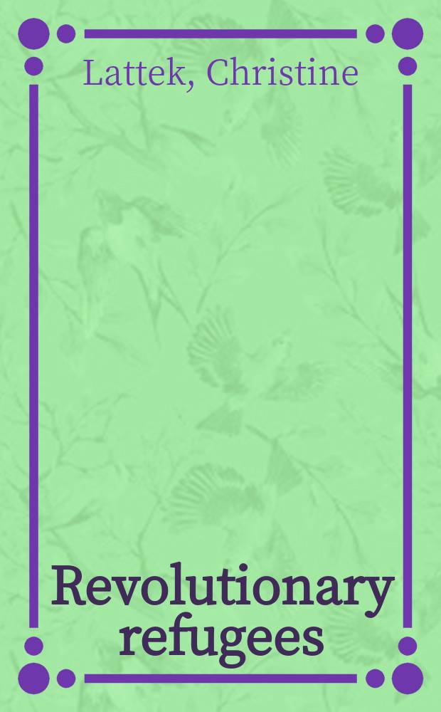 Revolutionary refugees : German socialism in Britain, 1840-1860 = Революционные беженцы: германский социализм в Британии, 1840-1860