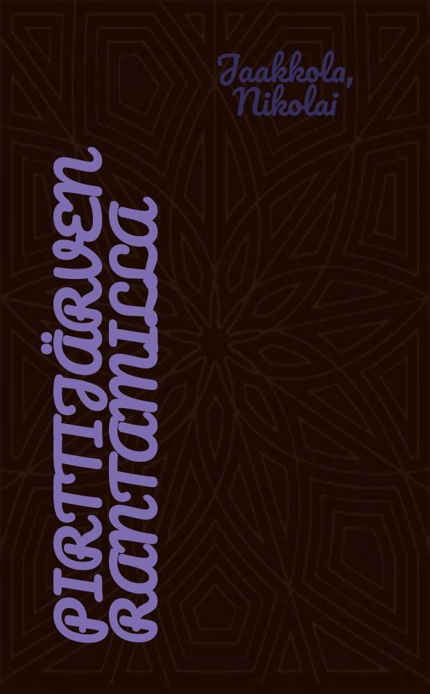 Pirttijärven rantamilla : romaani