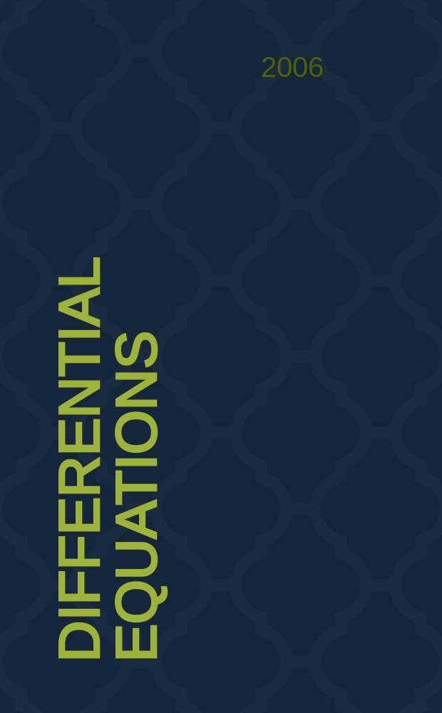 Differential equations