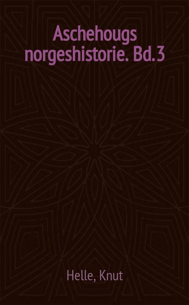 Aschehougs norgeshistorie. Bd. 3 : Under kirke og kongemakt, 1130-1350 = Под властью церкви и короля