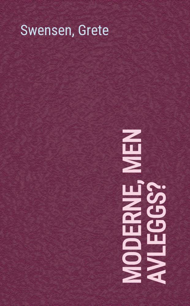 Moderne, men avleggs? : foreningers byggevirksomhet i formativt perspektiv 1870-1940 = Строительная деятельность и формообразующая перспектива 1870-1940