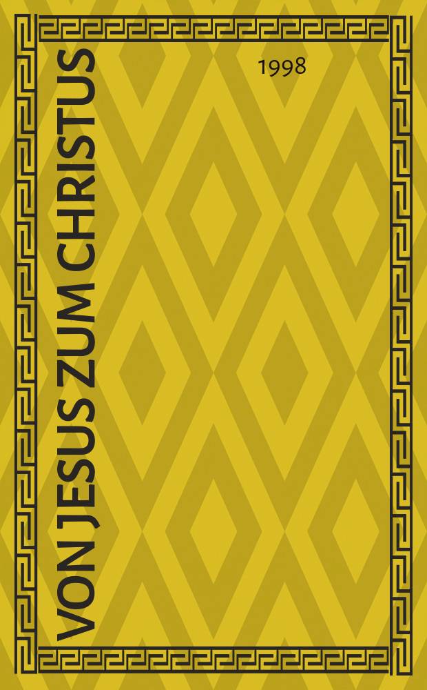Von Jesus zum Christus : christologische Studien : Festgabe für Paul Hoffmann zum 65. Geburtstag = От Иисуса к Христу: Христологические исследования