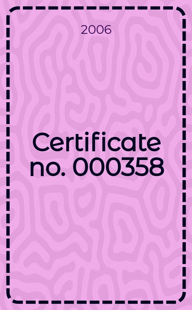 Certificate no. 000358 : nuclear devastation in Kazakhstan, Ukraine, Belarus, the Urals and Siberia : an album = Ядерное опустошение в Казахстане,Украине,Белоруссии,Сибири и на Урале