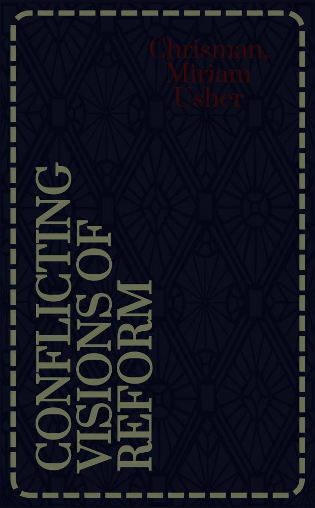 Conflicting visions of reform : German lay propaganda pamphlets, 1519-1530 = Конфликтное видение реформ