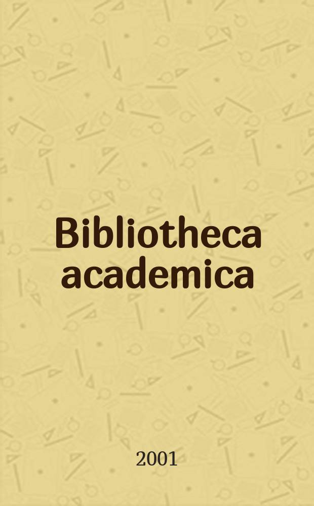 Bibliotheca academica : Helsinki university library, the National library of Finland = Университетская библиотека