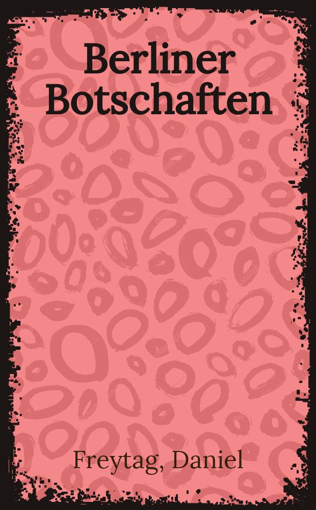 Berliner Botschaften = Berlin embassies : Bildband = Посольства Берлина