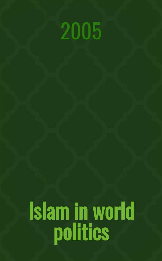 Islam in world politics = Ислам в мировой политике
