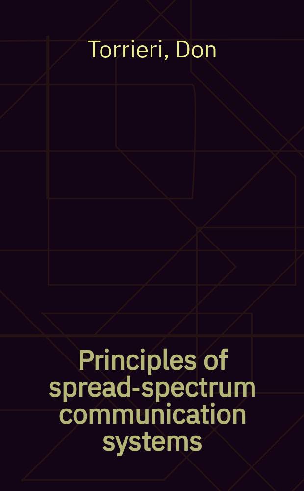 Principles of spread-spectrum communication systems