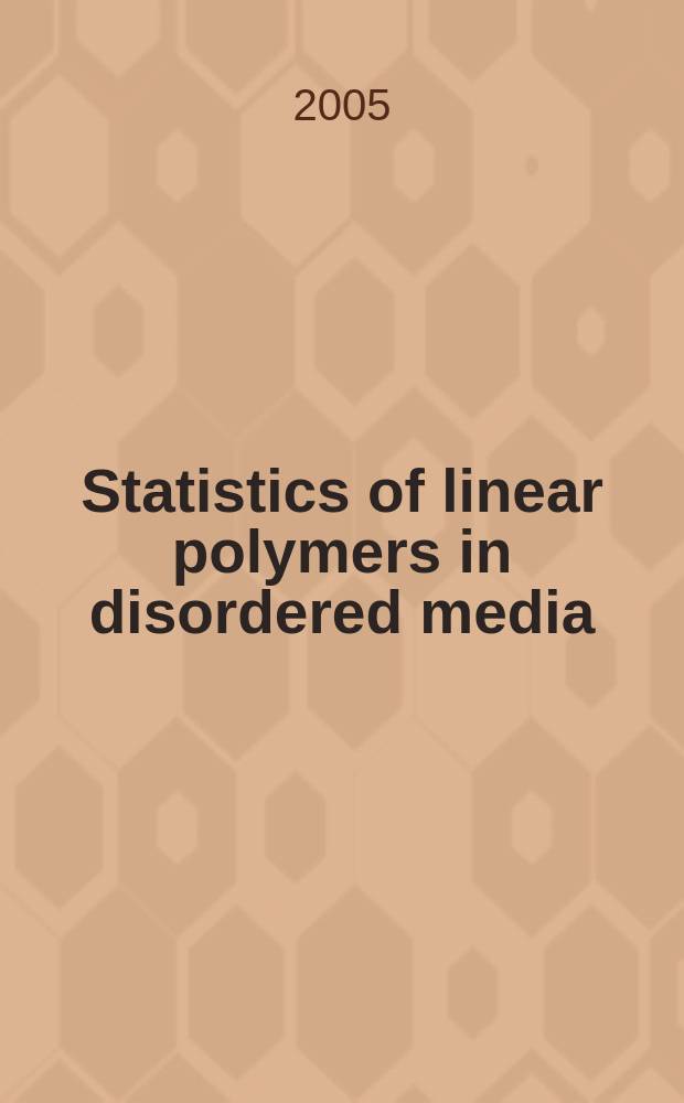 Statistics of linear polymers in disordered media