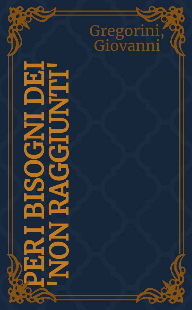 Per i bisogni dei 'non raggiunti' : l'istituto Suore delle Poverelle tra Lombardia orientale e veneto (1869-1908) = Действием против "недостижимого"