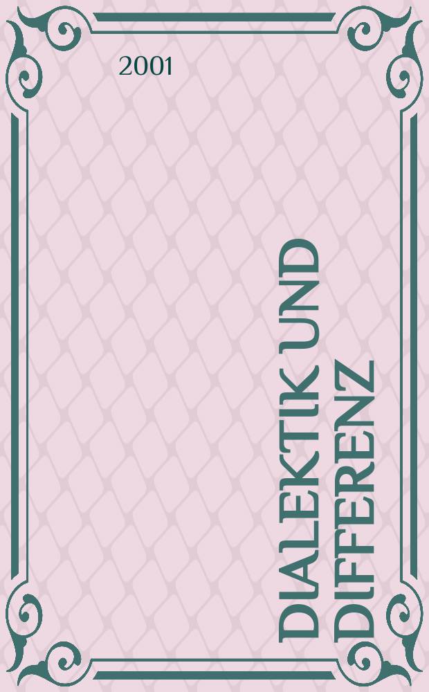 Dialektik und Differenz : Festschrift für Milan Prucha = Диалектика и дифференциация: Юбилейный сборник в честь Милана Пруха [философ, г.р. 1931]