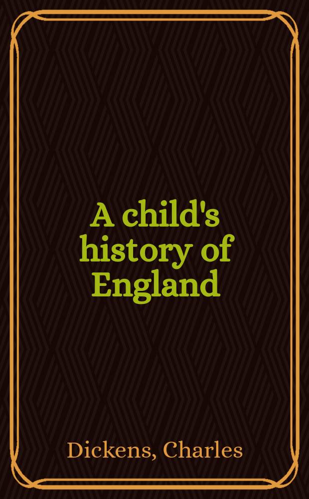 A child's history of England