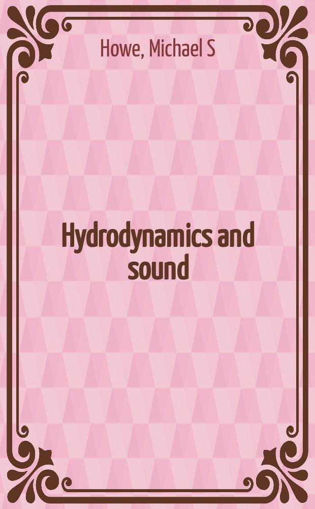 Hydrodynamics and sound