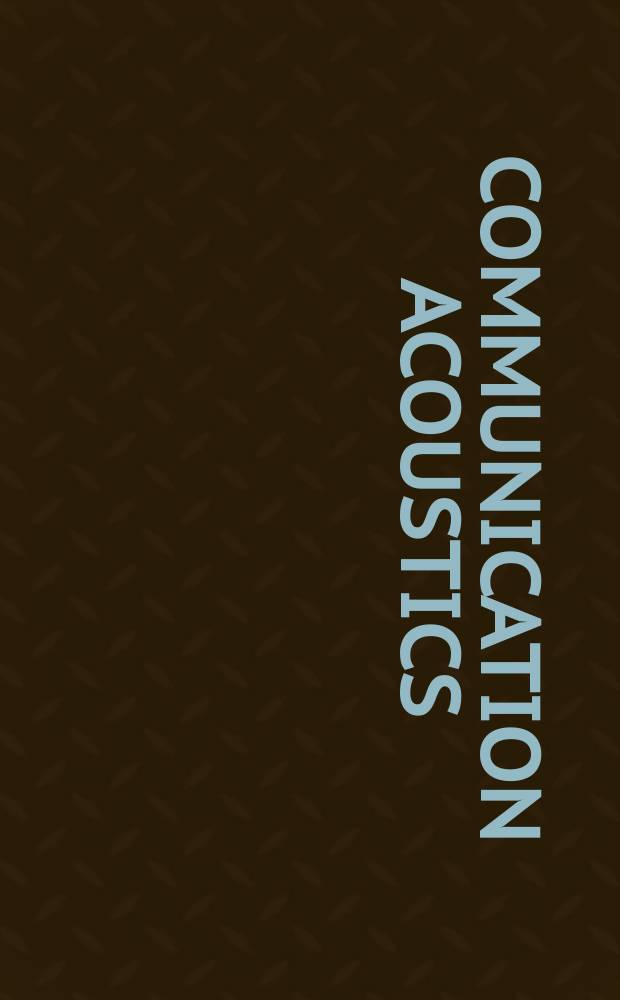 Communication acoustics