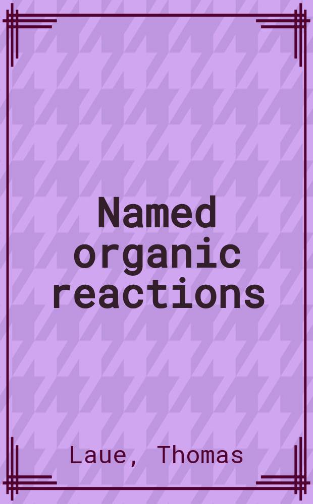 Named organic reactions