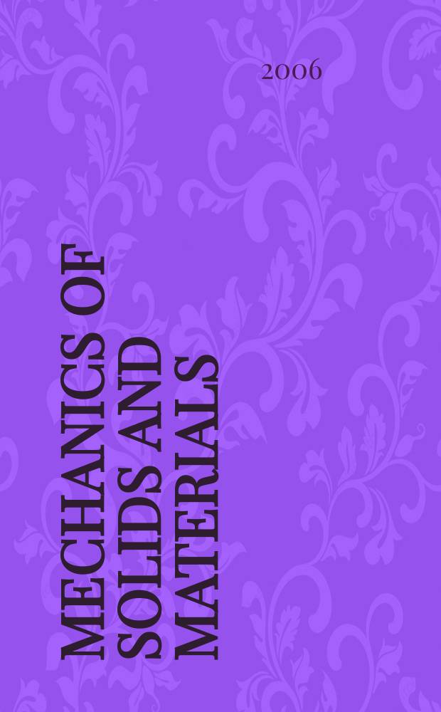 Mechanics of solids and materials